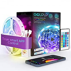65.6 ft Long Light Strip 1 roll, WiFi Led Lights for Bedroom