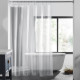 72" x 72" Lightweight Shower Liner for Bathroom Shower Curtain (4G Clear, 1PC)