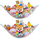 Stuffed Animals Jumbo Toy Storage Hammock (Mesh 2 packs, White)
