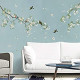 Birds on Tree Branch Wall Decals White