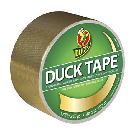 Duct Tape, Single Roll, Metallic Gold