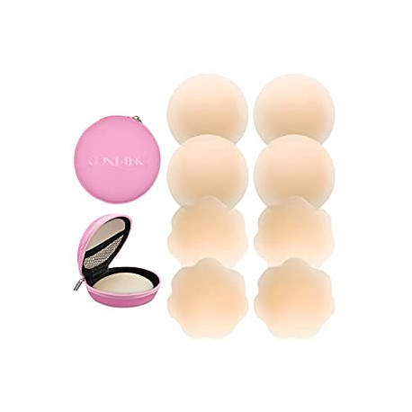 4 Pairs Pasties Women Nipple Covers Reusable