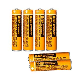 6 Pack HHR-55AAABU NI-MH Rechargeable Battery