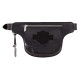 Harley-Davidson Women's Lita Genuine Leather Belt w/Removable Hip Bag, Black