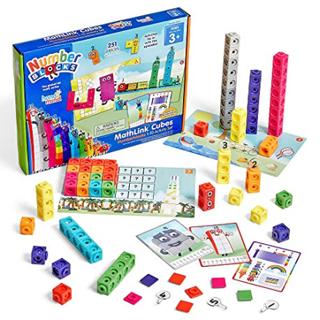 MathLink Cubes Numberblocks 1-10 Activity Set, 30 Activities Linked to TV Episodes
