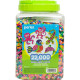 Perler 17000 Assorted Bulk Fuse Beads Set with Storage Jar for Arts and Crafts, Multicolor, 22000 pcs