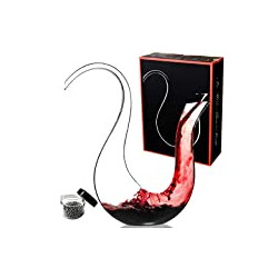 Wine Decanter 100% Hand Blown Lead-free Crystal Glass