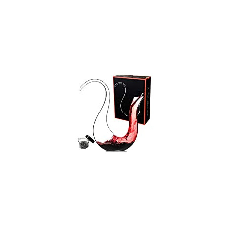 Wine Decanter 100% Hand Blown Lead-free Crystal Glass