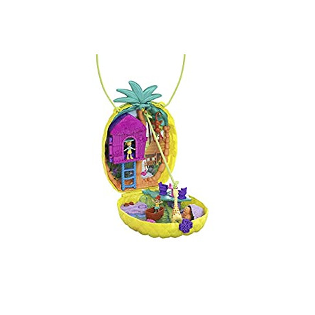 Tropicool Pineapple Wearable Purse Compact with 8 Fun Features