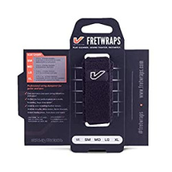 FretWraps String Muter 1-Pack (Black, Medium)