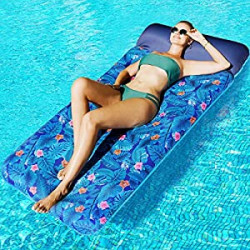 Oversized Pool Float Lounge, 72" X 37" Extra Large