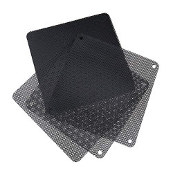 PVC Black PC Cooler Fan Dust Filter