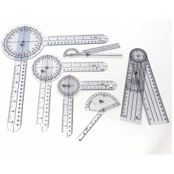 Set of 6 Piece Spinal Finger Goniometer
