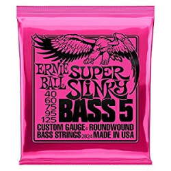 Ernie Ball 5-String Super Slinky Nickel Wound Bass Guitar Strings