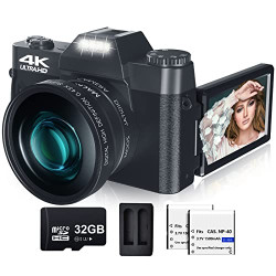 4K 48MP Vlogging Camera for YouTube
