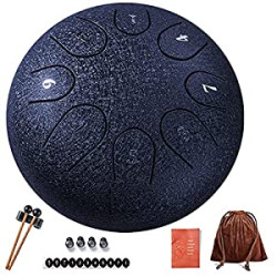 Steel Tongue Drum 8 Notes 6 Inches Handpan Percussion Instruments
