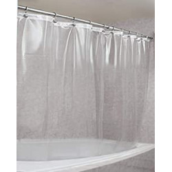 Shower Curtain Liner –72 inches x 72 inches (Clear)