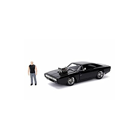 1:24 Diecast 1970 Dodge Charger (Street) with Dom Toretto Figure