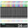 Coloring Drawing Planner Calendar Art Projects(34 Colors Pen)