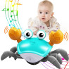 Crawling Crab Baby Toy with Music and LED Light