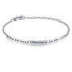 Engraved 925 Sterling Silver Inspirational Bangle Bracelets