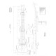 Plans for making the Martin Backpacker Guitar - Actual Size plans, Very Detailed