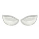 2PCS Clear Breathable Silicone Inserts Pads Breast Enhancers Push-up