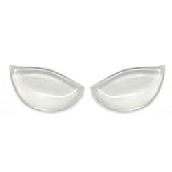 2PCS Clear Breathable Silicone Inserts Pads Breast Enhancers Push-up