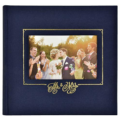 Wedding Photo Album, 8.5 x 8.5, Navy
