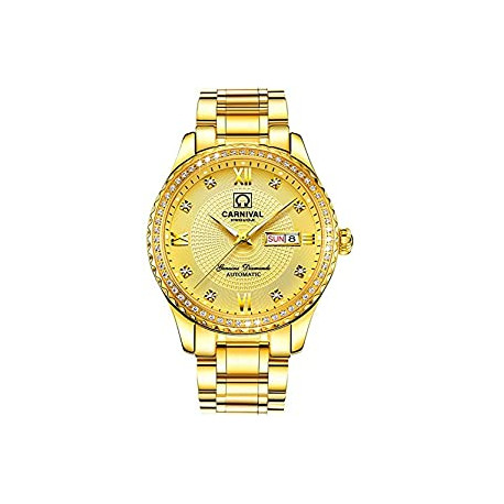 Swiss Brands Men's Automatic Watches Gold