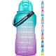 Large 1 Gallon Motivational Water Bottle