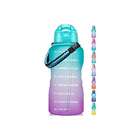 Large 1 Gallon Motivational Water Bottle