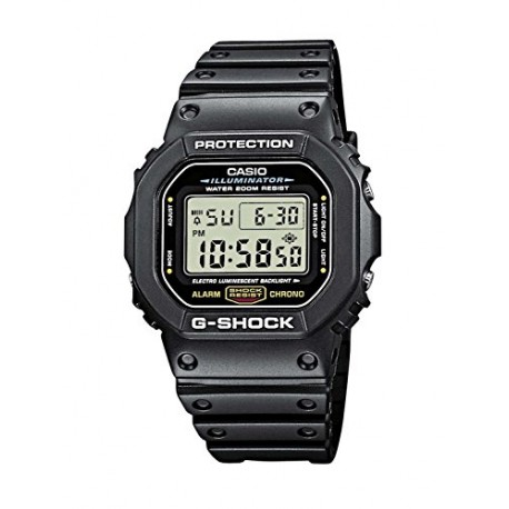 Men's G-shock DW5600E-1V Shock Resistant Black Resin Sport Watch