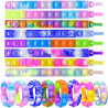 16 Pcs Pop Fidget Toy Fidget Bracelet