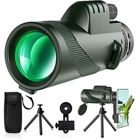 80x100 Monocular-Telescope Low Night Vision Monoculars High Definition