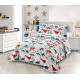 Dinosaur Rhino Ancient White Blue Red New
