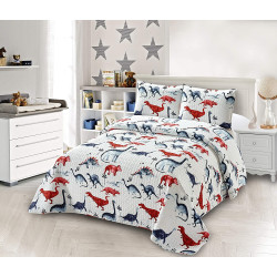 Dinosaur Rhino Ancient White Blue Red New