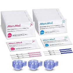 Test Strips (HCG20-LH60), Includes 20 Pregnancy Tests, 60 Ovulation Test Strips