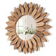 Wall Mirror Decorative 12 inch Rustic Wood