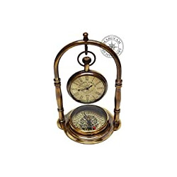 Nautical Clock Ship Table Clock Brass Desk