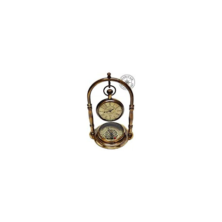Nautical Clock Ship Table Clock Brass Desk