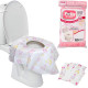 Pack 2 of Disposable Toilet Seat Covers for Kids & Adults (20 Pack) Germ Protect from Public Toilets
