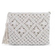 Women's Summer Beach Straw Crochet Clutch Bag