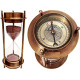 7" Nautical Brass Sand Timer Hourglass