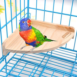 Wood Perch Platform Toy for Bird