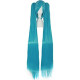 40 Inch 100 cm Black Long Straight Cosplay Costume Wig