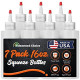 7-pack Plastic Condiment Squeeze Bottles - 16 Ounce