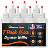 7-pack Plastic Condiment Squeeze Bottles - 16 Ounce