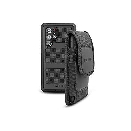 2-in-1 Belt Pouch with Rugged Case for Samsung Galaxy S22 Ultra