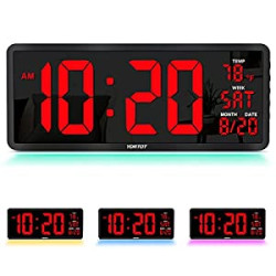 16” Large Digital Wall Clock